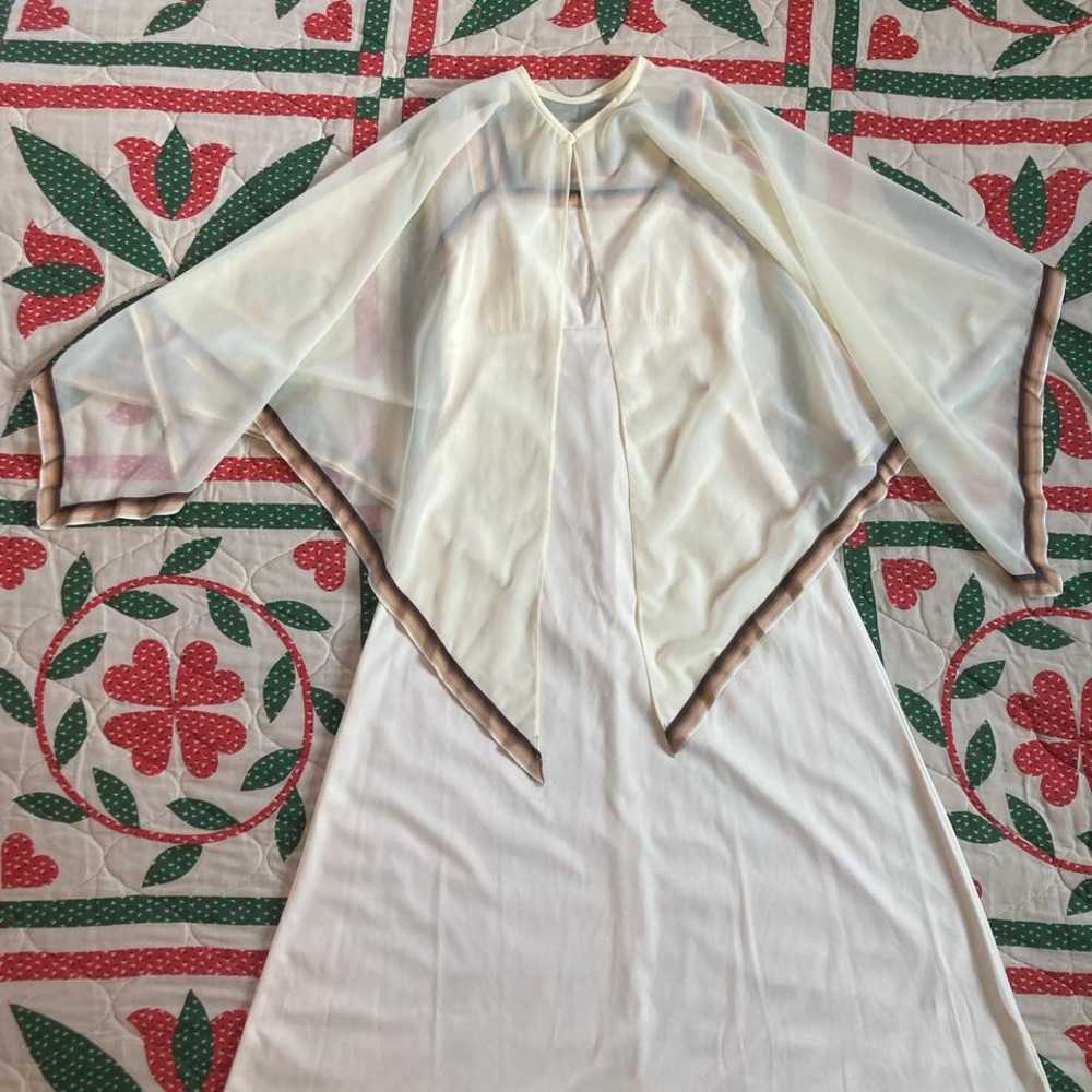 70’s cape dress